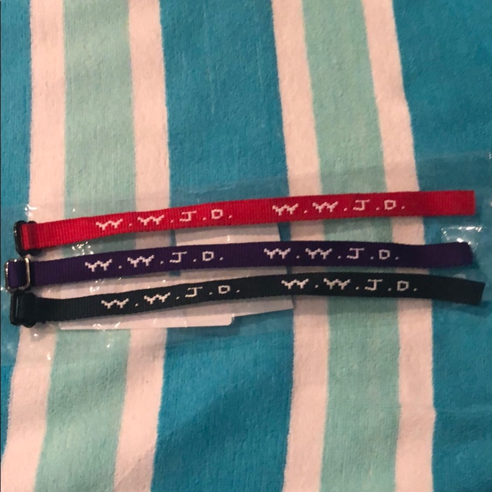 (3) WWJD bracelets
